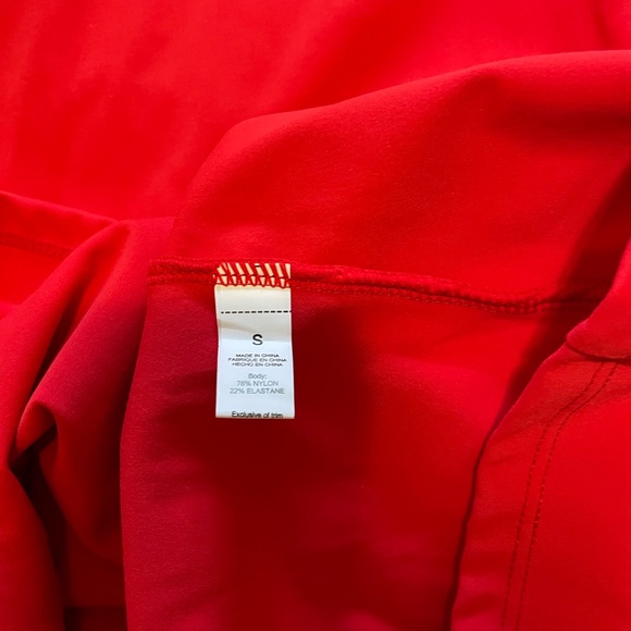 Red Fit and Flare Mini Dress with Square Neck - Picture 4 of 6